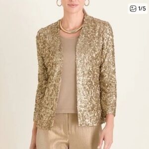 Chicos Sequin Size 1 (US 8/10 But Fits Bigger)